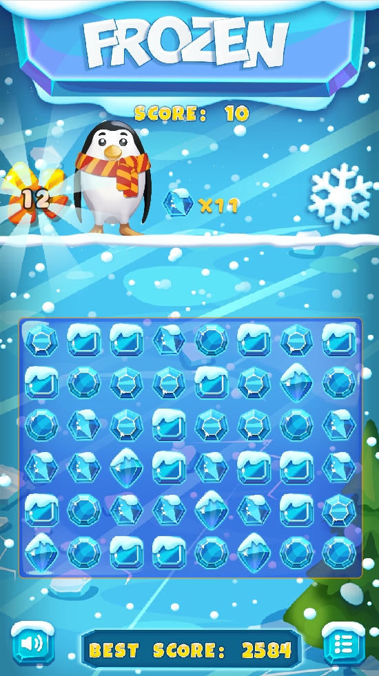 Frozen Match3 by PasGames CodeCanyon